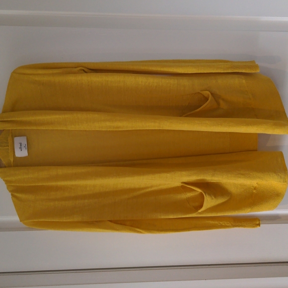 Wilfred BNWOT linen open summer sweater in goldenrod. Size xs. - Picture 4 of 4